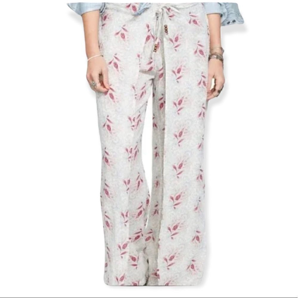 RALPH LAUREN DENIM & SUPPLY WIDE LEG PALAZZO HAREM PANTS WRAP TIE FRONT S
